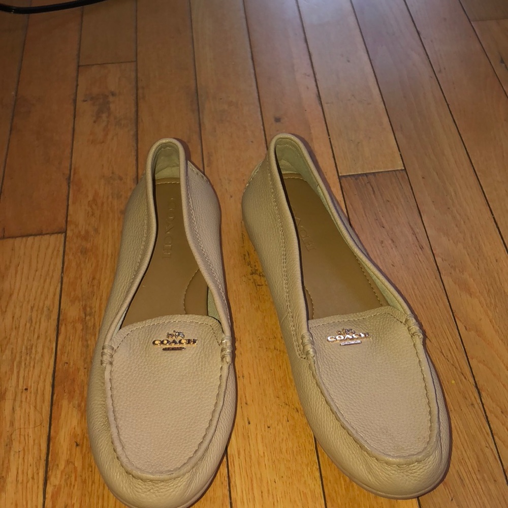 Tan coach slides